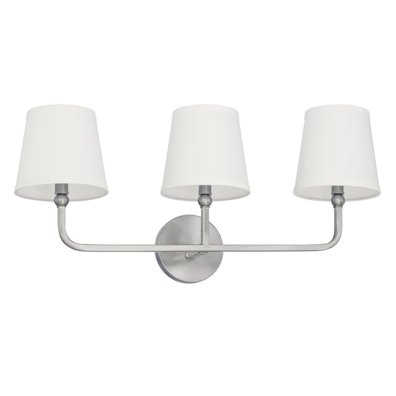 Capital Lighting 119331BN-674 Dawson 3 Light Vanity Brushed Nickel