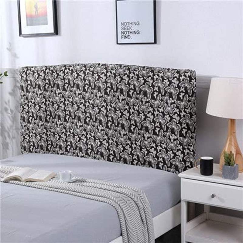 Cover+Fodera Copri Testata Letto Copertura Testiera Letto Matrimoniale/Singolo Elastica per Letto Fodera Protezione Elastico all-Inclusive Coperchio Testata Letto (Color : Q, Size : 170-190cm)