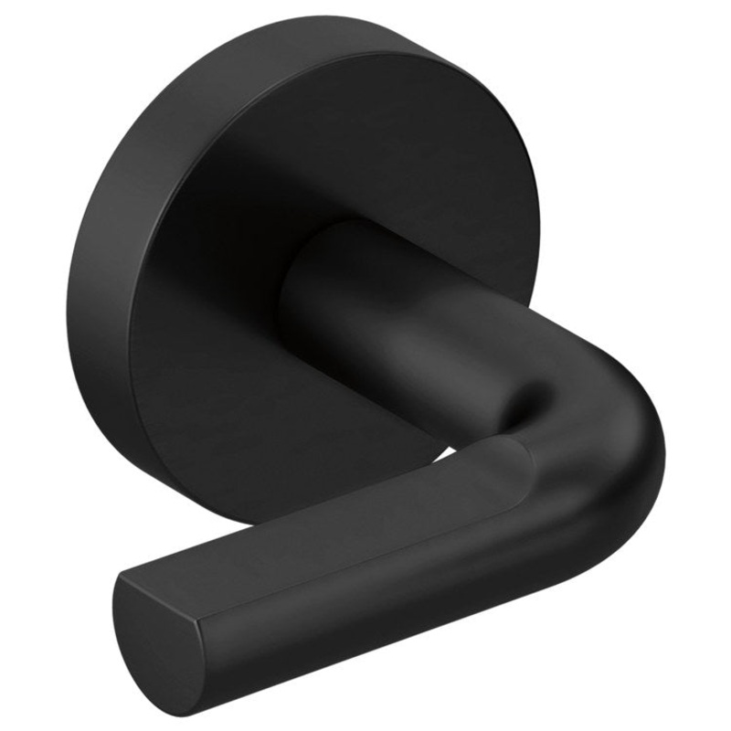 Handle Kit Litze Brass 2 Notch Lever Matte Black ADA for Wall Mount Tub Filler