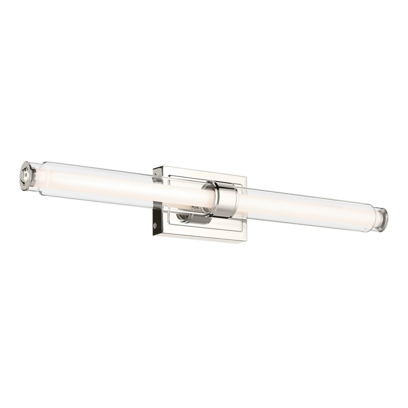 Kichler 55239PNLED LED Linear Bath, Polished Nickel