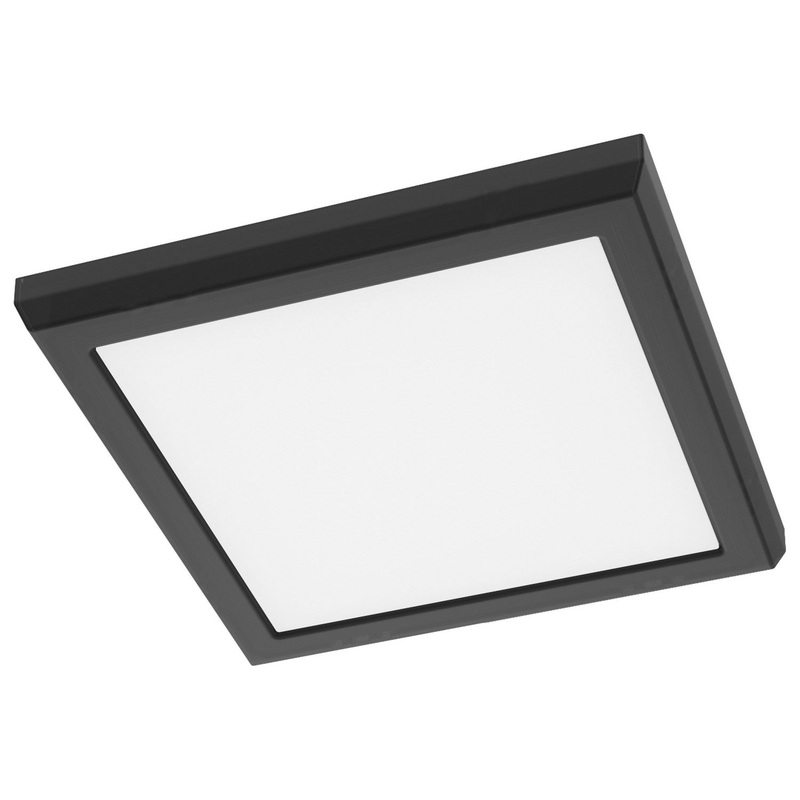 LED Flush Mount in Black Finish by Nuvo Lighting