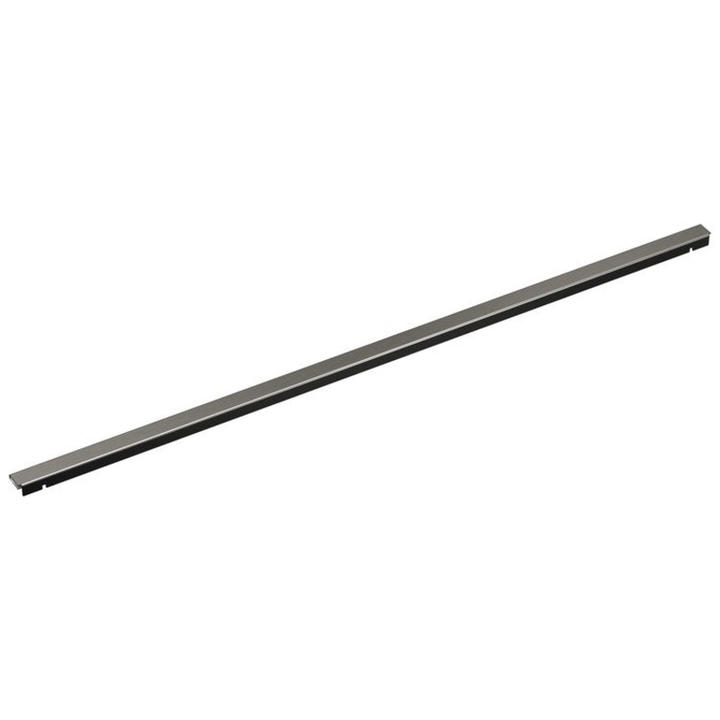 Linear Drain Shower Wall Edge 36 Inch Black Stainless Stainless Steel