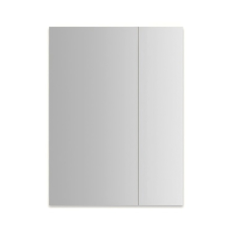 Medicine Cabinet M Series Reserve 30 x 40 x 4 Inch 2 Doors Mirrored Slow Closing Left Polished Edge/Electric/Interior Light