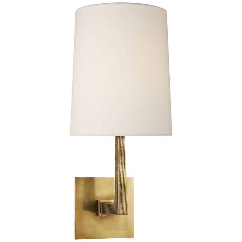 One Light Wall Sconce from the Ojai Collection in Soft Brass Finish by Visual Comfort Signature
