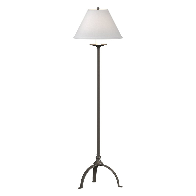 Simple Lines Floor Lamp Dark Smoke