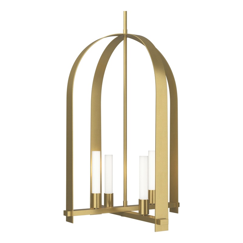 Triomphe 4-Light Pendant Modern Brass