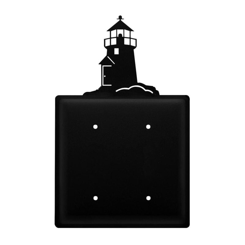 Village Wrought Iron ECC-10 Double Lighthouse Double Elec Cover CUSTOM Product