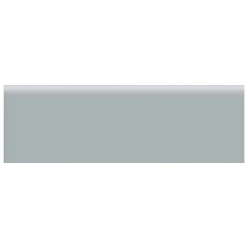 2″ x 6″ Soho Cloud Blue Glossy Glazed Ceramic Wall Bullnose 2″ x 6″