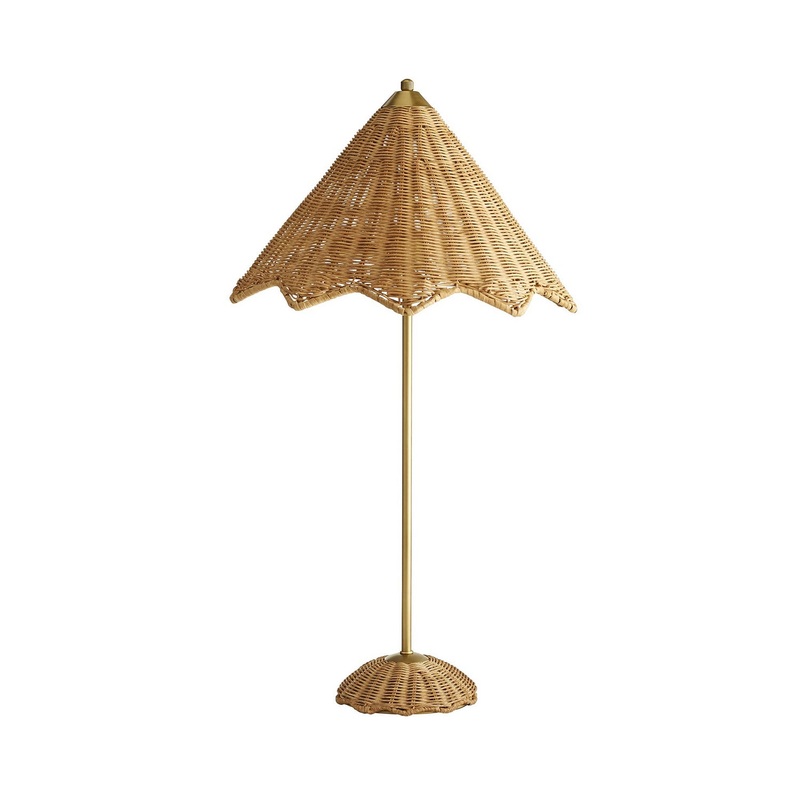 Arteriors DC49018 Parasol Two Light Table Lamp Natural