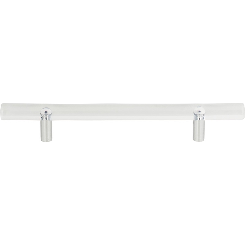 Atlas Homewares Optimism Rail Pull 5 1/16 Inch (c-c) Polished Chrome