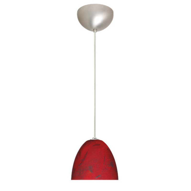 Besa 1BC-7572MA-SN Sasha One Light Pendant Satin Nickel (Discontinued)