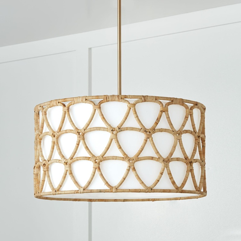 Capital Lighting 347241MA Tulum 4 Light Pendant Matte Brass