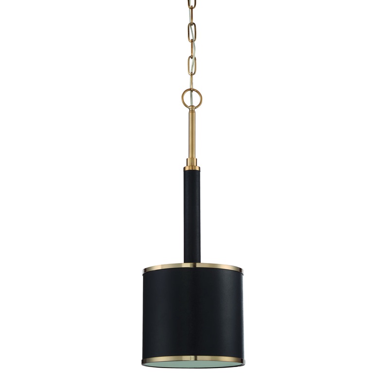 Craftmade 48891-SB Quinn One Light Mini Pendant Satin Brass (Discontinued)