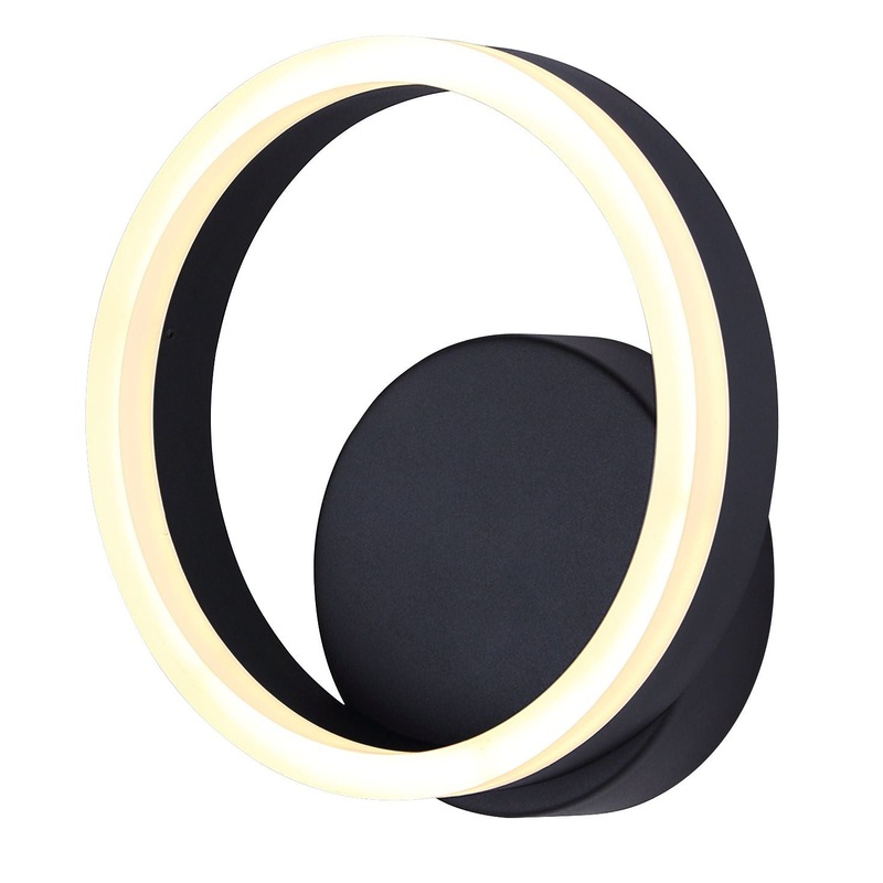 Franco 1-Light Outdoor Lantern Black