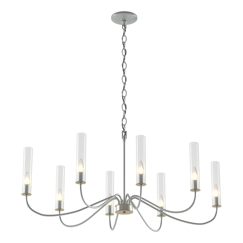 Grace 8-Arm Chandelier Vintage Platinum