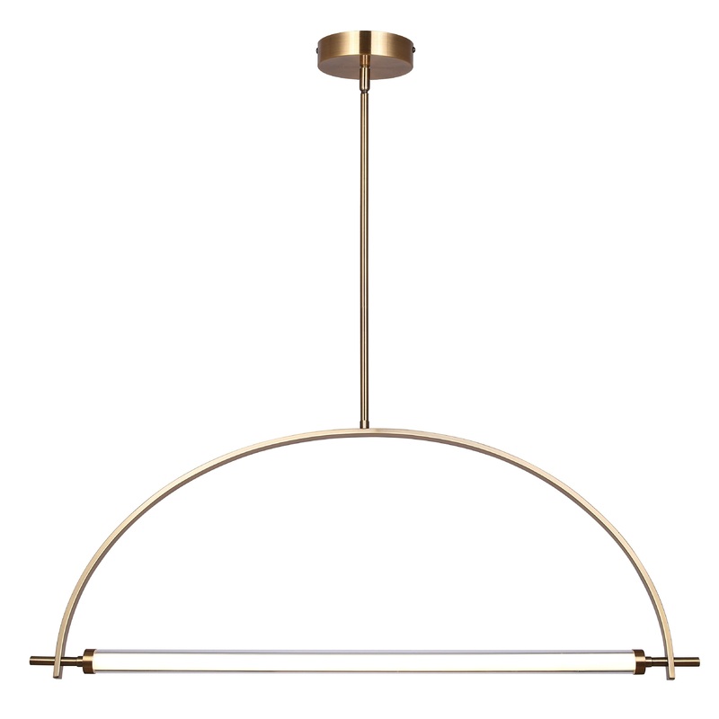 Keaton 1-Light Chandelier Gold