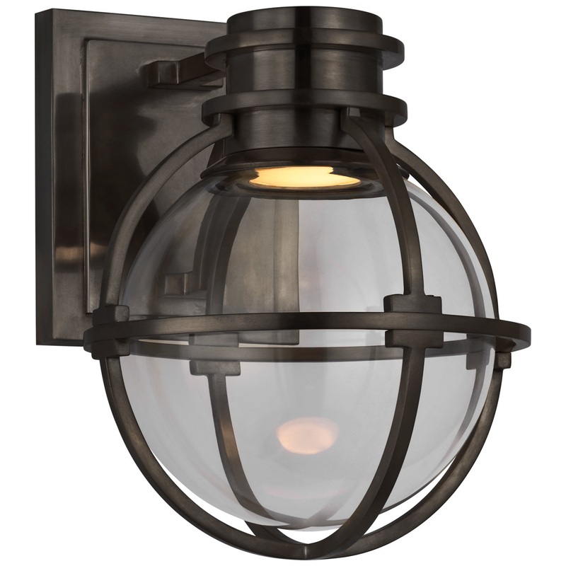 LED Wall Sconce from the Gracie Collection in Bronze Finish by Visual Comfort Signature