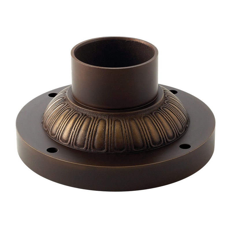 Pier Mount Base from the Pier Mounts Collection in Metro Bronze Finish by Hinkley