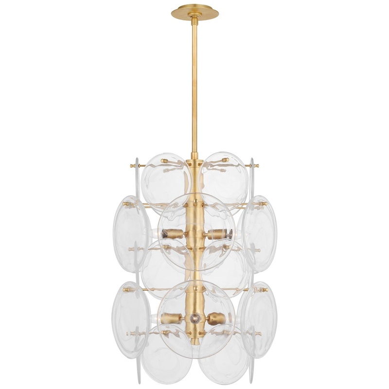 Six Light Chandelier from the Loire Collection in Gild Finish by Visual Comfort Signature