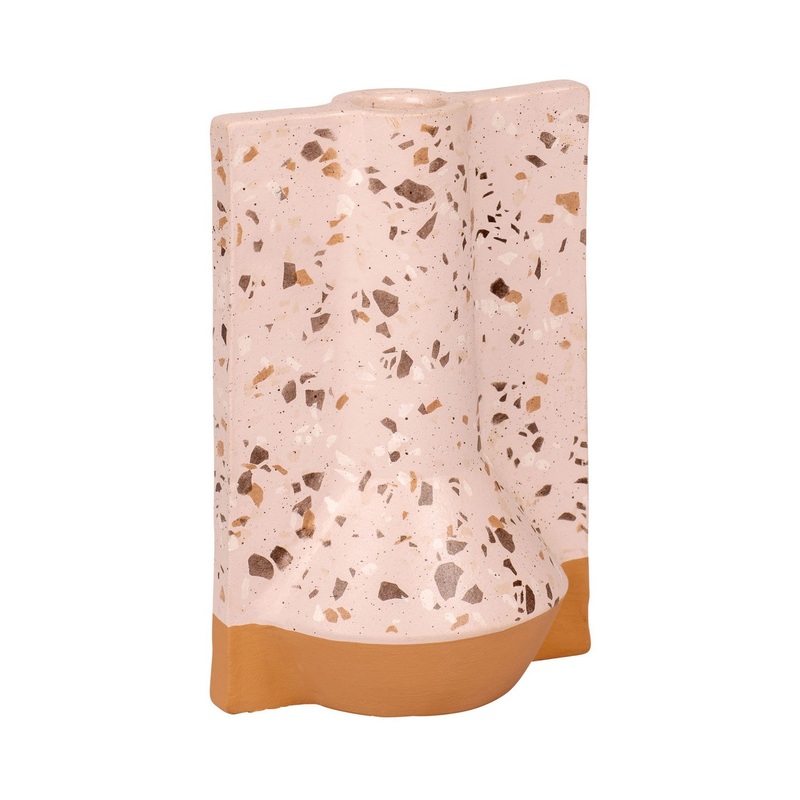 Vase from the Urbino Collection in Rose Terrazzo/Terracotta Finish by Varaluz
