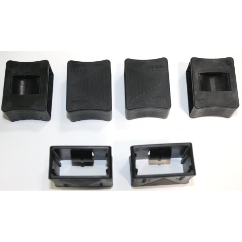 wiedergutschlafen Set di 10 cursori come ricambio per modificare la regolazione della durezza della rete a doghe, 008_40x15,5-19×35 mm