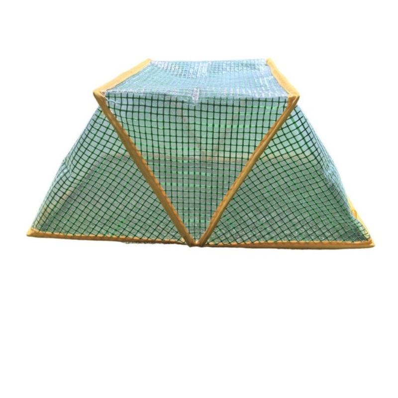 3 piece Green Foldable Raised Garden Bed Cover – Vegetable Plant Protector(80 x 34 x 35 cm)