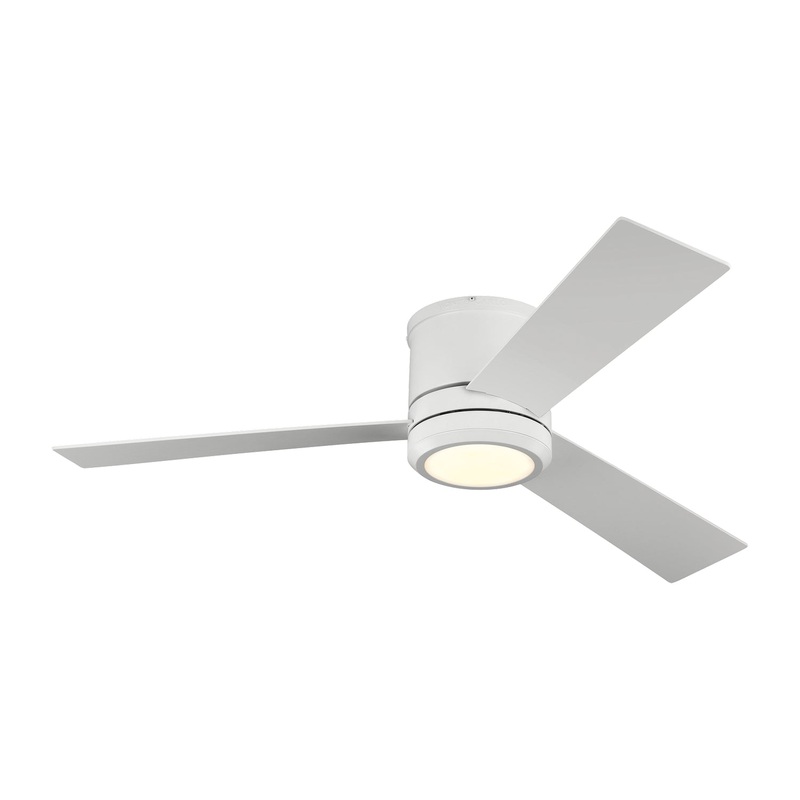 56″Ceiling Fan from the Clarity Collection in Matte White Finish by Generation Lighting.