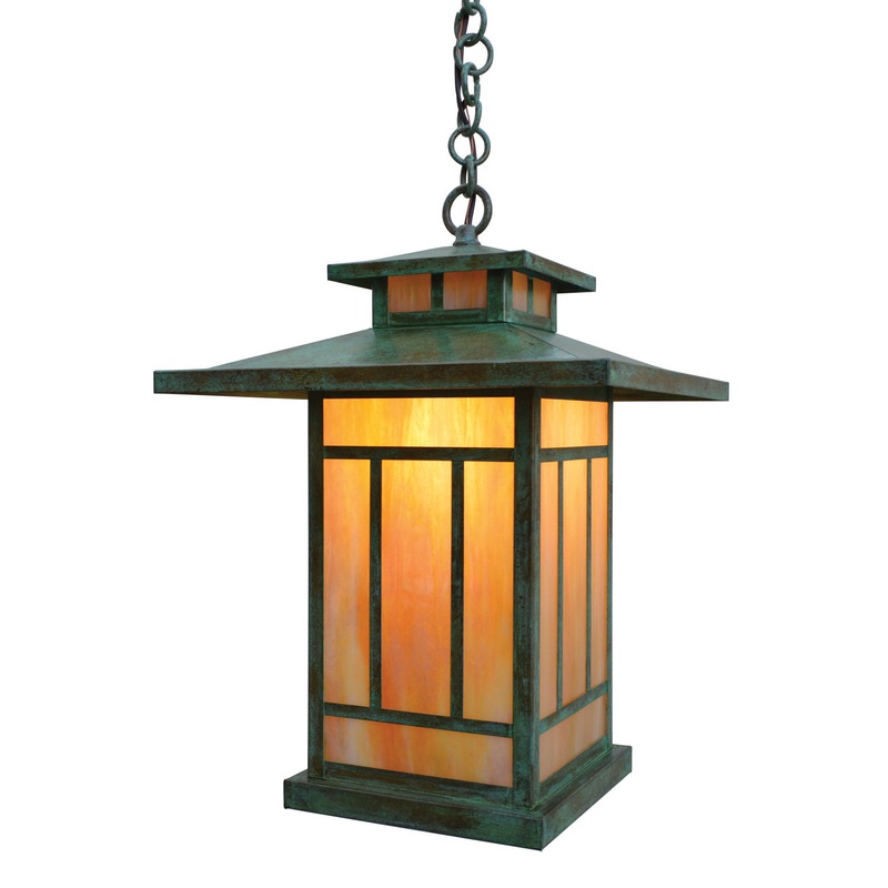 Arroyo KH-12GW-VP Kennebec One Light Pendant Verdigris Patina