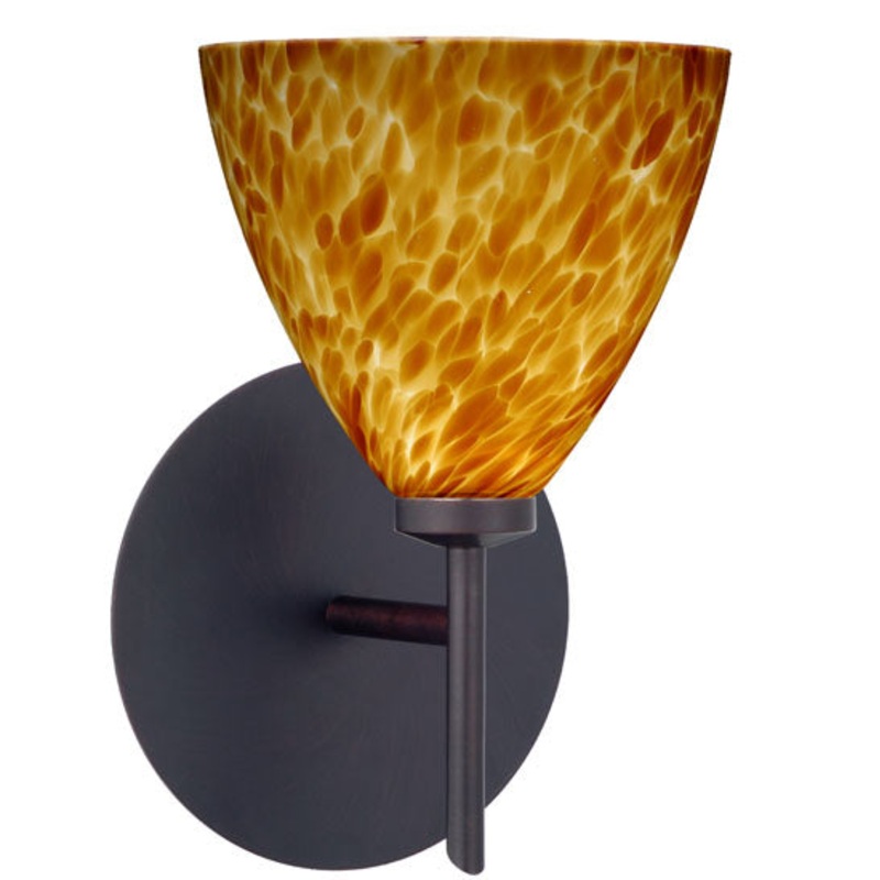 Besa 1SW-177918-BR Mia One Light Wall Sconce Bronze