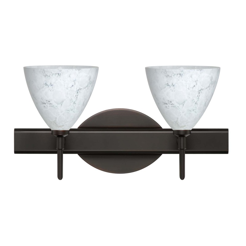 Besa 2SW-177919-BR Mia Two Light Wall Sconce Bronze