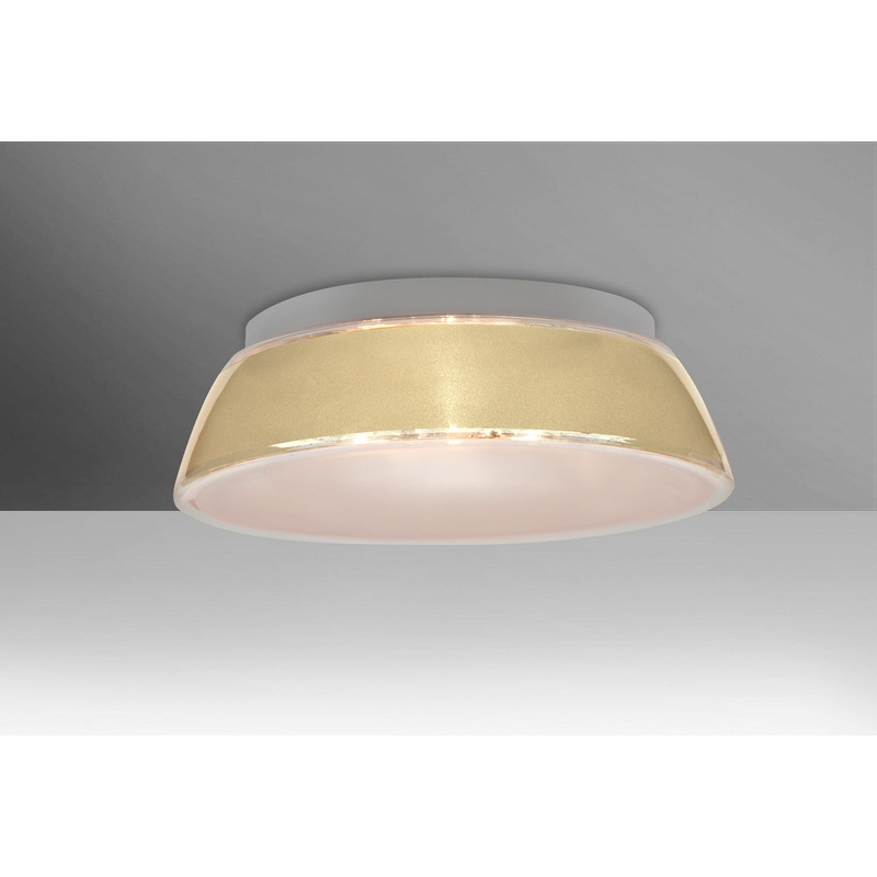 Besa 9663CRC Pica Two Light Ceiling Mount