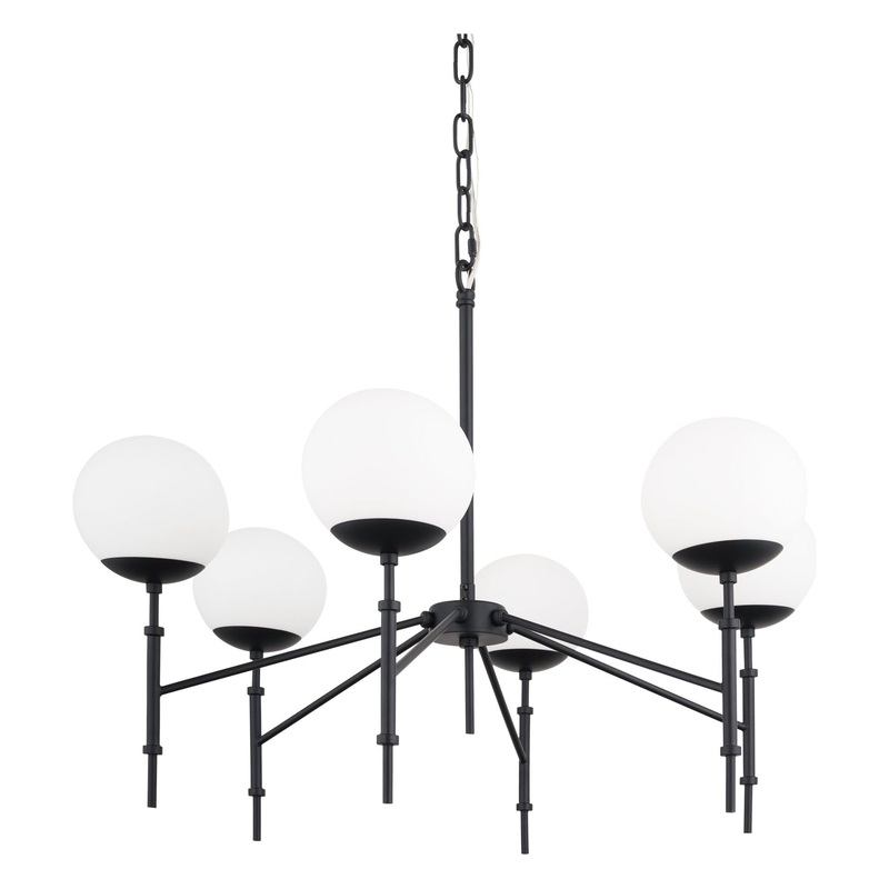 Edie Chandelier Matte Black