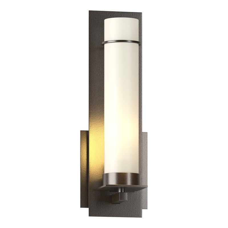 New Town Sconce Oil Rubbed Bronze Opal Glass (GG)