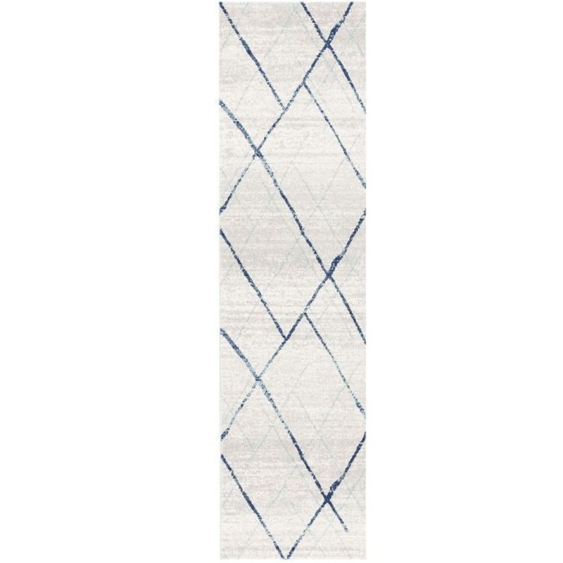 Oasis 452 Blue Runner by Rug Culture-500X80CM – RUNNER