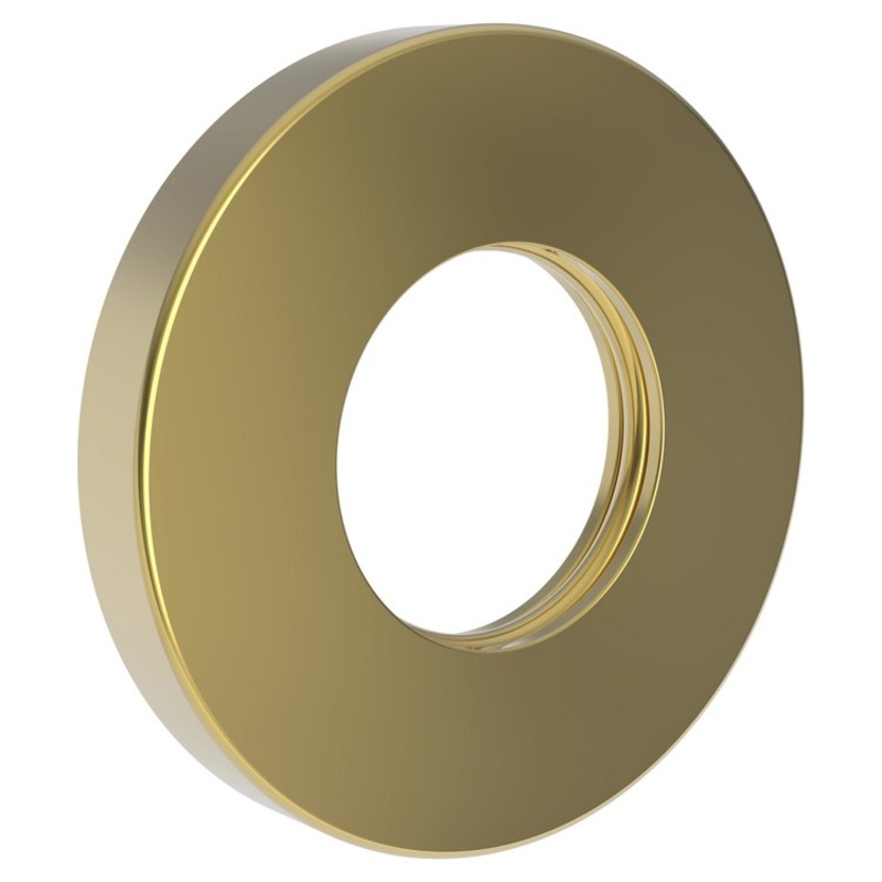 Shower Arm Flange Round Polished Gold PVD 2-1/4 Inch Brass