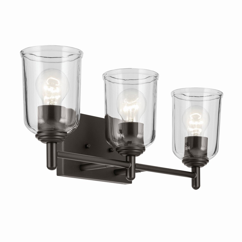 Three Light Bath from the Shailene Collection in Olde Bronze Finish by Kichler