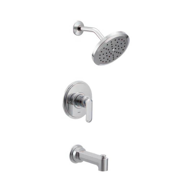 Tub and Shower Trim Greenfield M-Core 3 1 Lever Chrome WaterSense ADA
