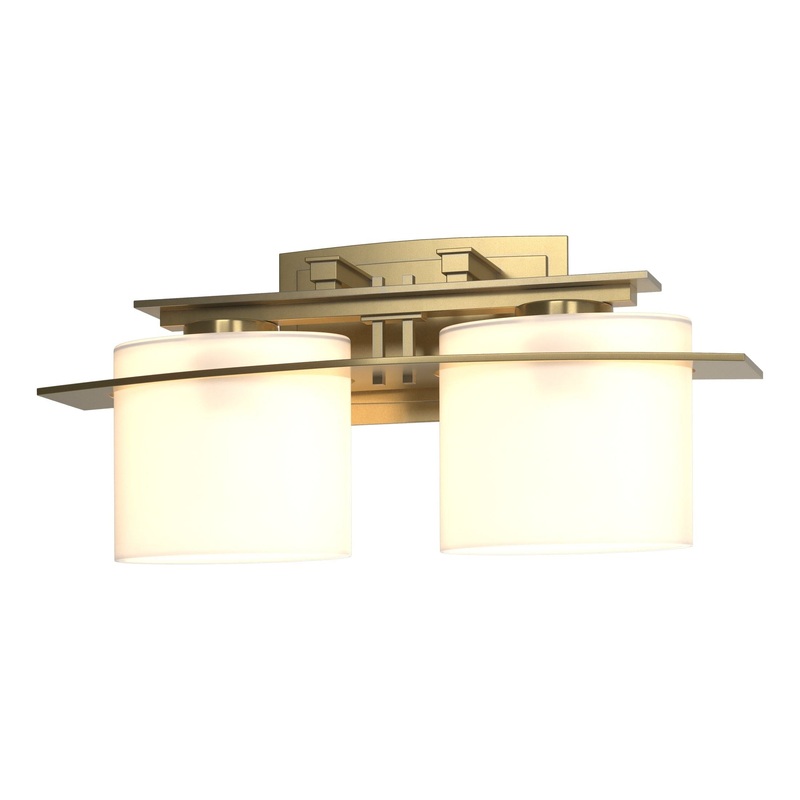 Arc Ellipse 2-Light Sconce Modern Brass