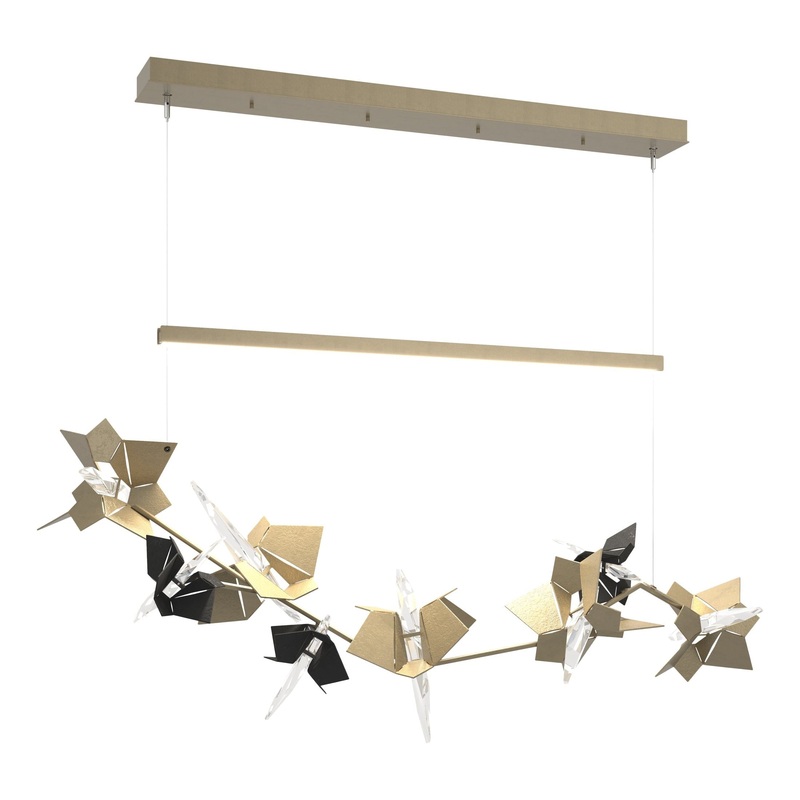 Belladonna LED Pendant Soft Gold Black