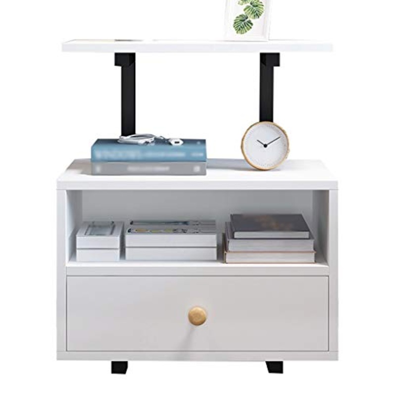 Comodino superiore rialzato cassetto indipendente semplice camera da letto moderna semplice armadio di immagazzinaggio 40X30X52CM FANJIANI (colore A)