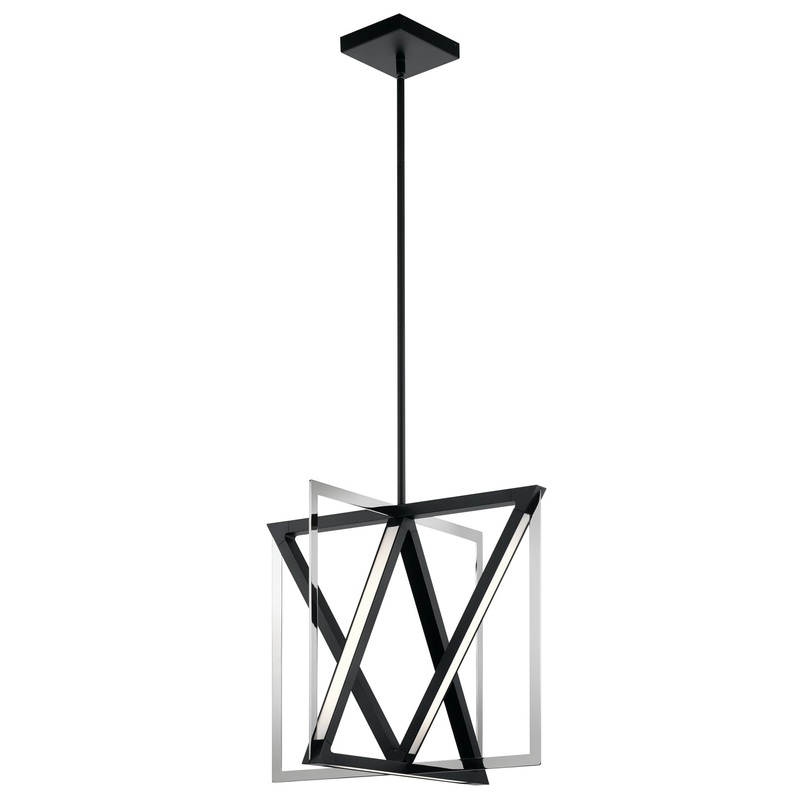 Kichler 84082 LED Pendant, Matte Black
