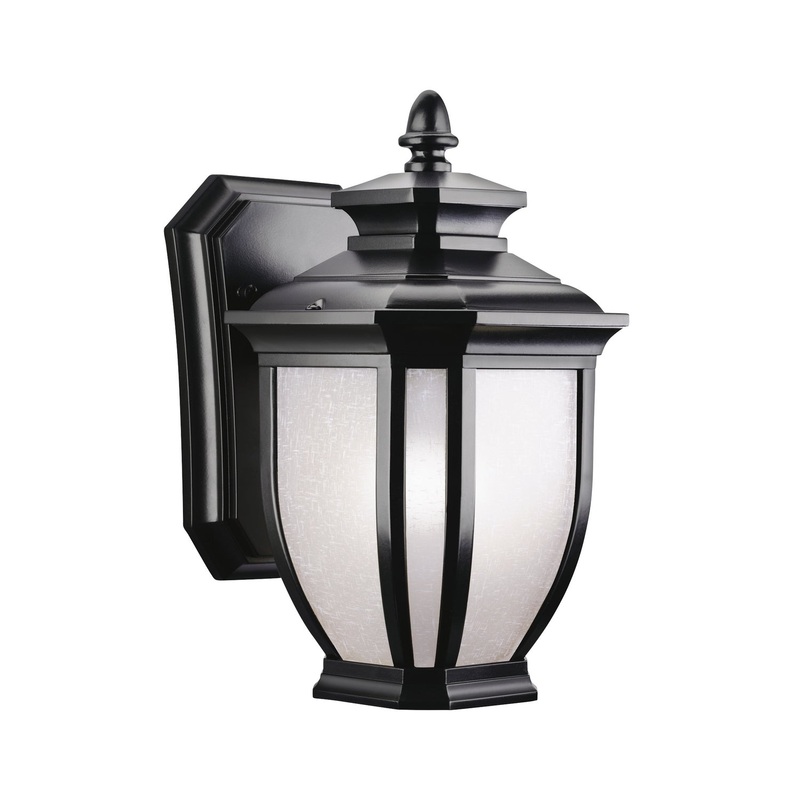 Kichler 9039BK One Light Outdoor Wall Mount, Black