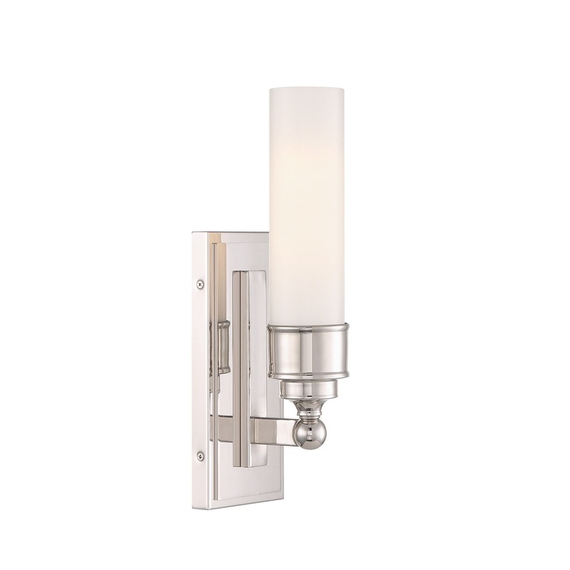 LED Wall Sconce from the Wilcox Collection in Polished Nickel Finish by Crystorama