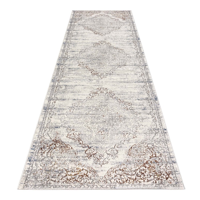 Luxe Vintage Textured Rug – Cream – 80×150