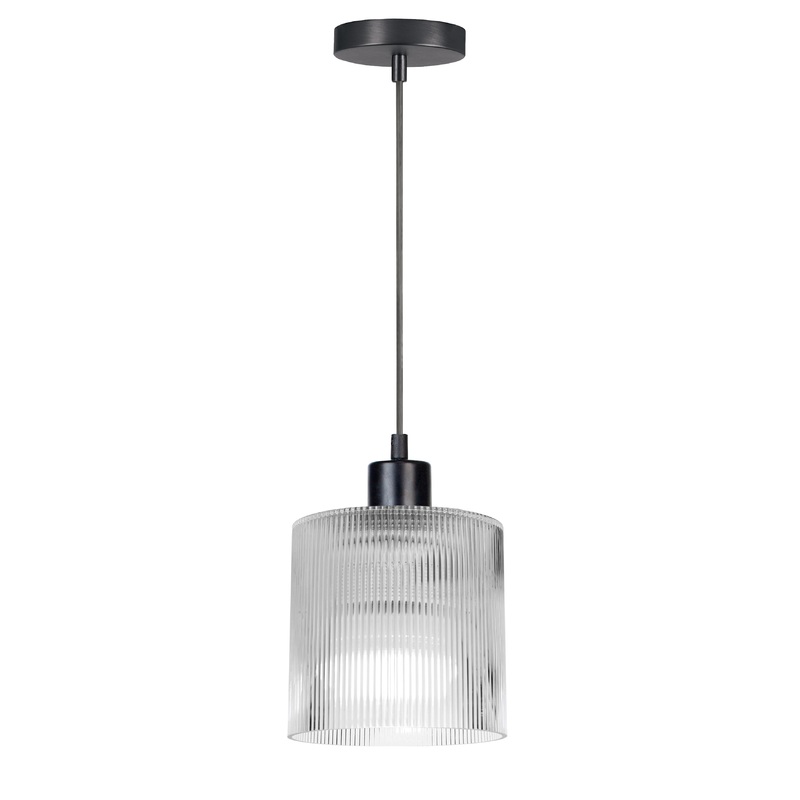 Nadine 1-Light Pendant Matte Black