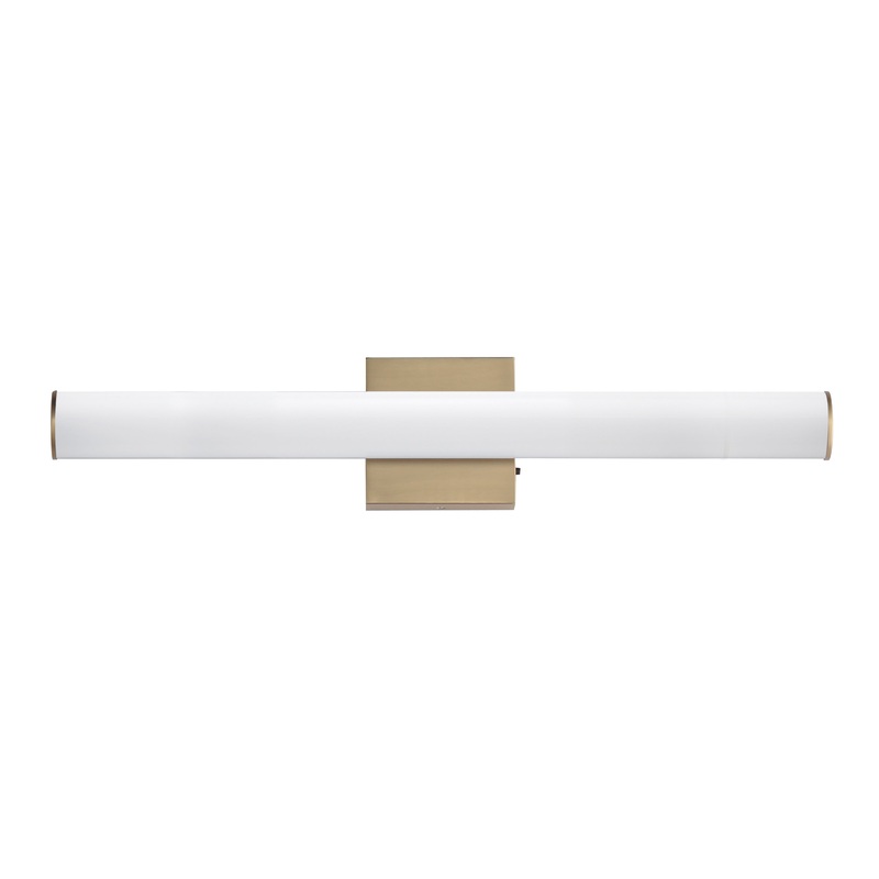 Rail 24″ LED Bath Vanity 5CCT Natural Aged Brass