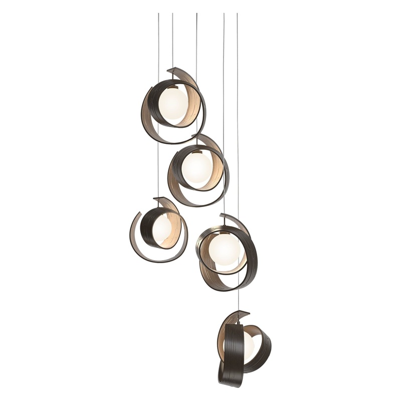 Riza 5-Light Pendant Bronze
