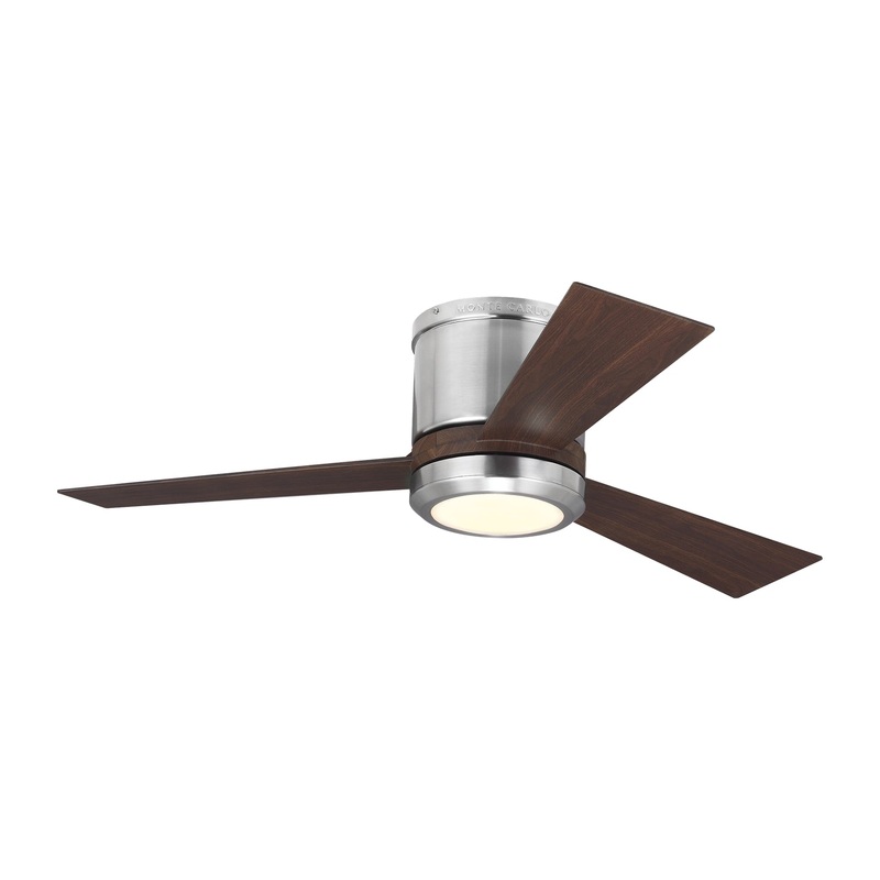42″Ceiling Fan from the Clarity Collection in Brushed Steel Finish by Generation Lighting.