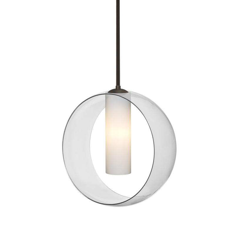 Besa 1TT-PLATOCL-LED-BR Plato One Light Pendant Bronze