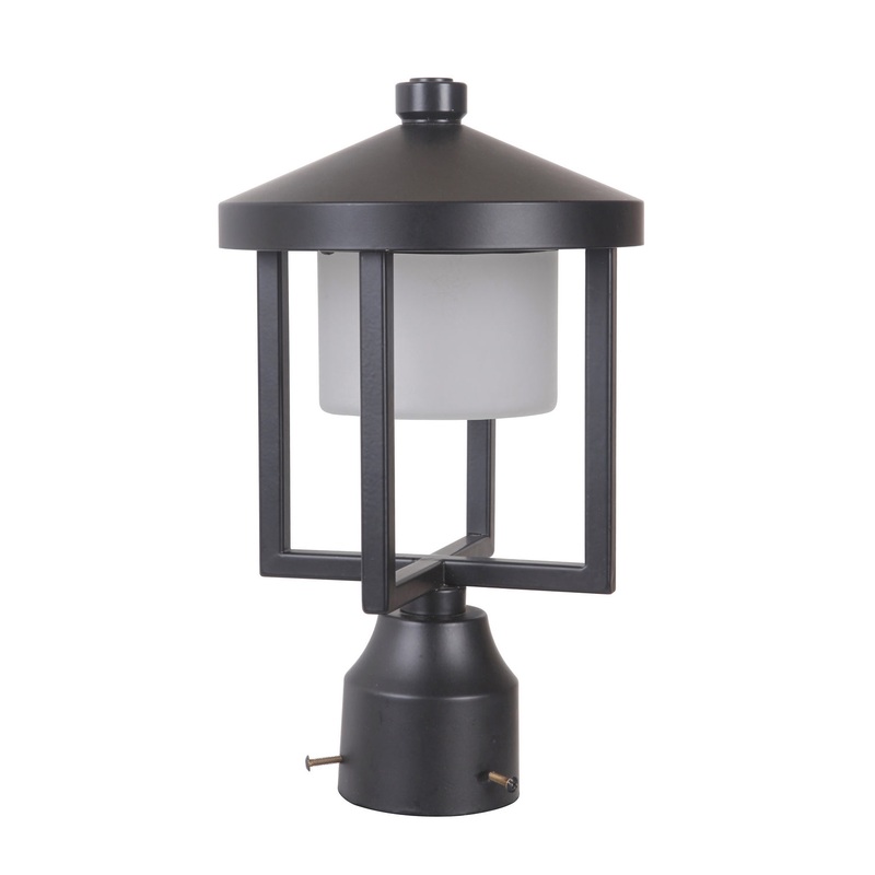 Craftmade Z9215-MN-LED Alta LED Post Mount Midnight (Discontinued)